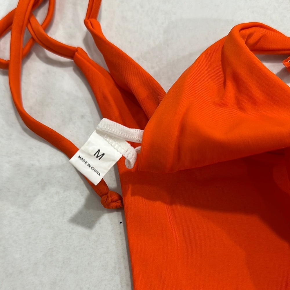 Orange String Bikini Set - Picture 4 of 4